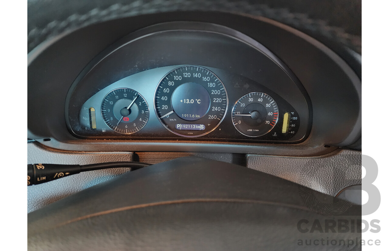 05/2005 Mercedes-Benz Clk200k ELEGANCE RWD C209 2D Coupe Black 1.8L