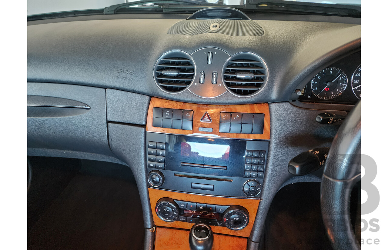 05/2005 Mercedes-Benz Clk200k ELEGANCE RWD C209 2D Coupe Black 1.8L