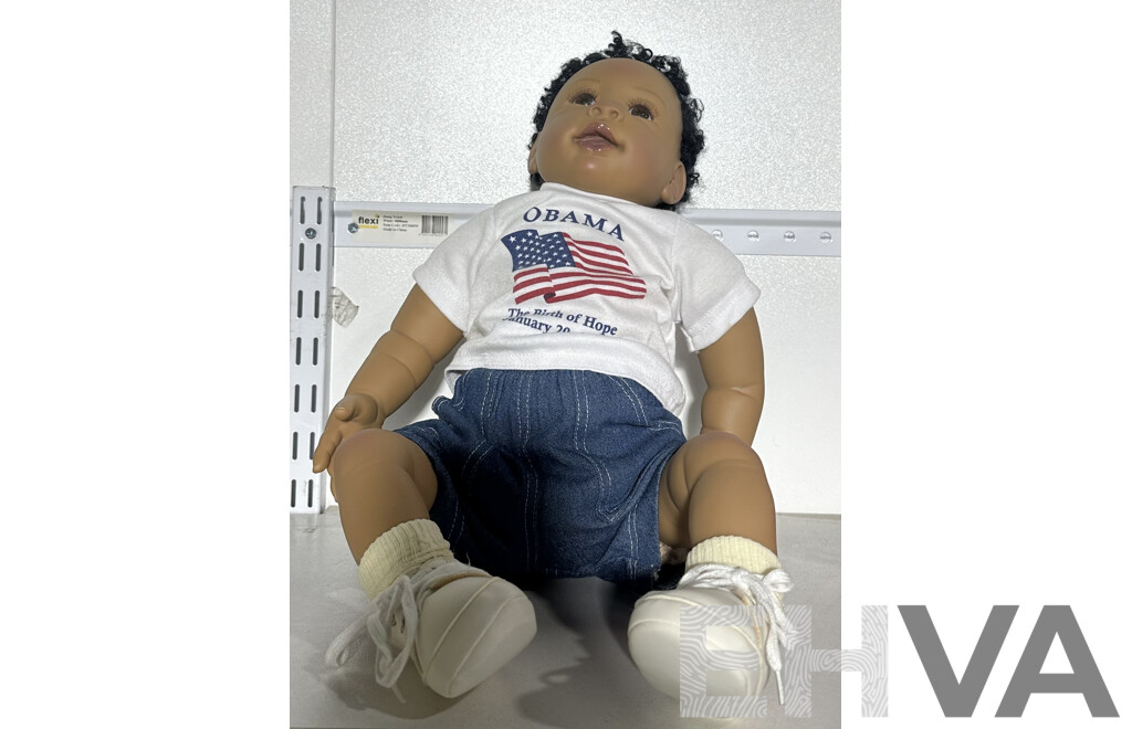 Rare Ashton Drake Obama Birth of Hope Doll by Linda Murray