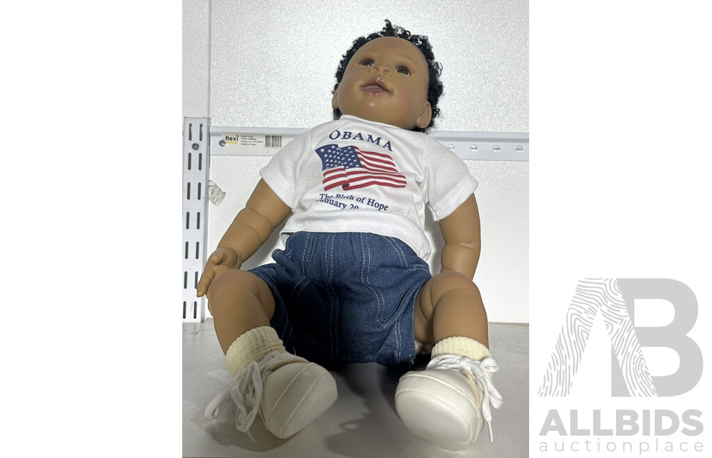 Rare Ashton Drake Obama Birth of Hope Doll by Linda Murray