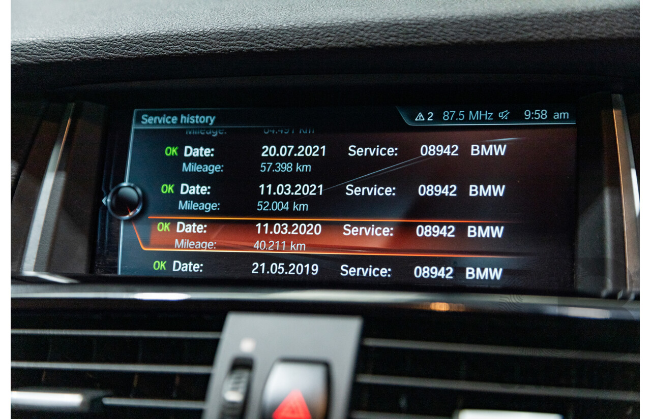 5/2017 BMW X3 Xdrive 30d LCI (AWD) F25 M-Sport Package MY17 4d Wagon Carbon Black Metallic Turbo Diesel 3.0L