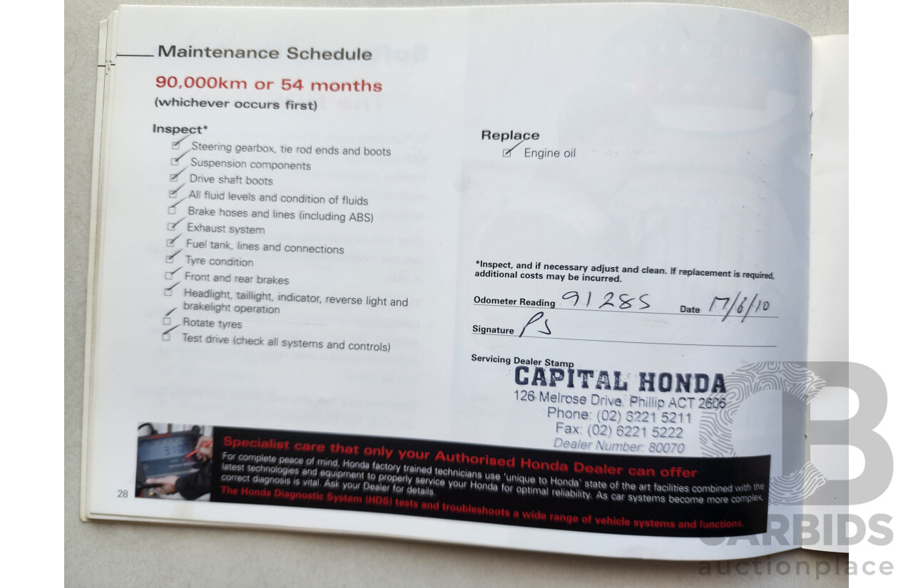 05/2005 Honda Odyssey LUXURY FWD 20 4D Wagon Silver 2.4L