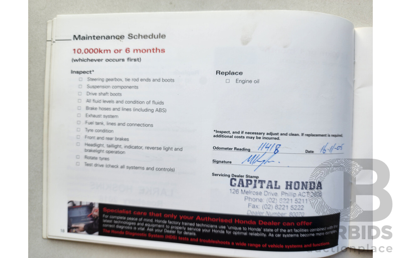 05/2005 Honda Odyssey LUXURY FWD 20 4D Wagon Silver 2.4L