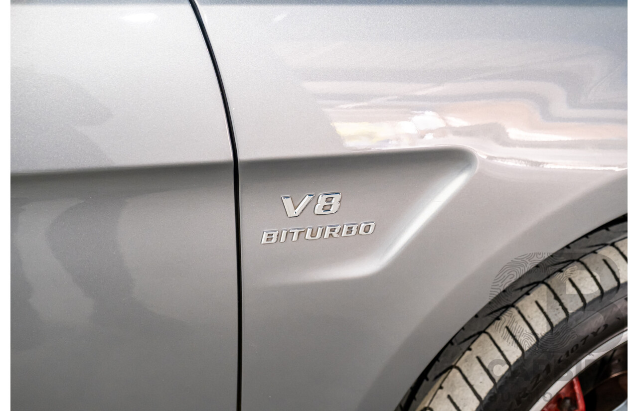 2/2013 Mercedes Benz ML63 AMG (4x4) W166 4d Wagon Palladium Silver Metallic Twin Turbo V8 5.5L