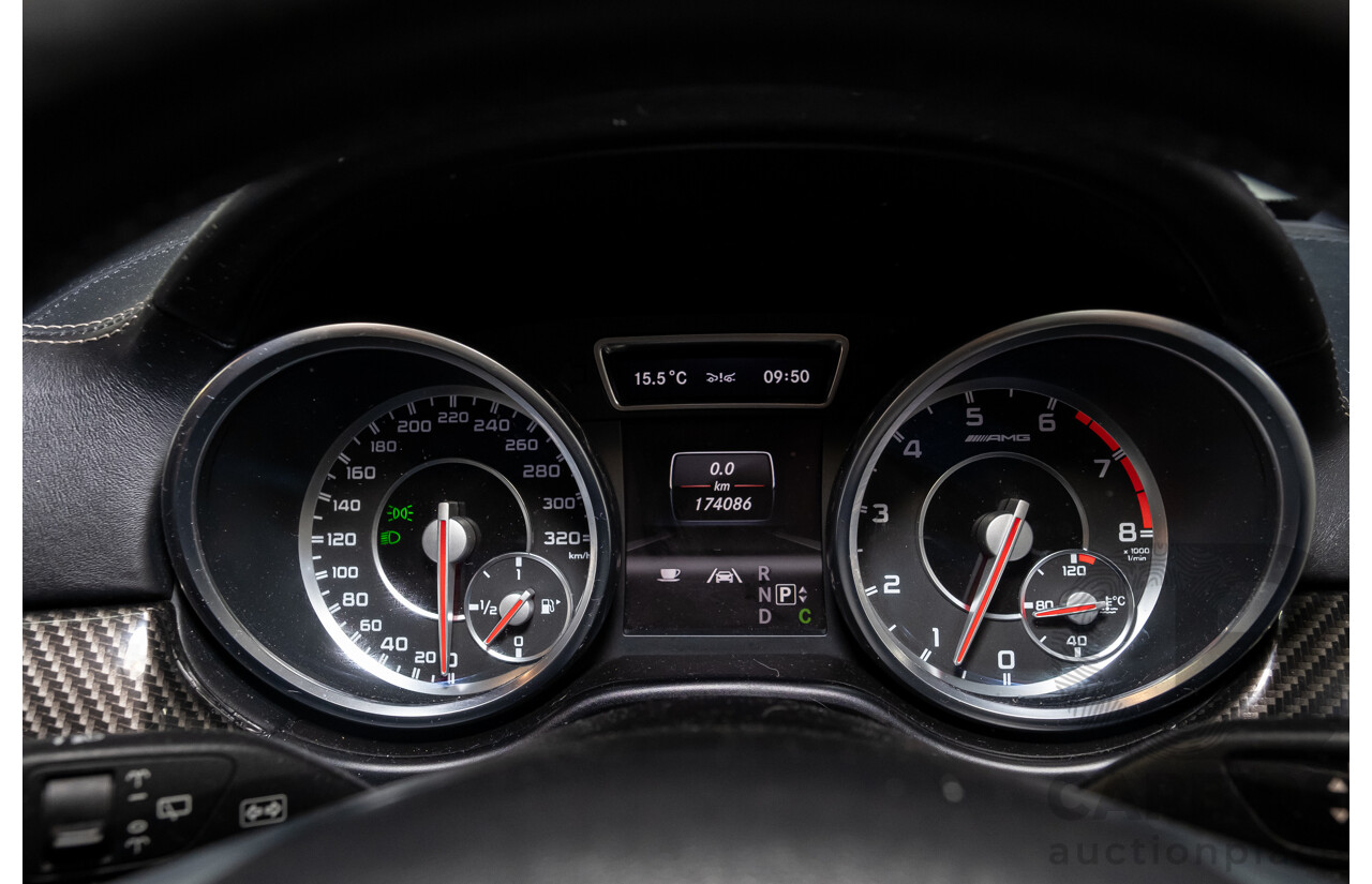 2/2013 Mercedes Benz ML63 AMG (4x4) W166 4d Wagon Palladium Silver Metallic Twin Turbo V8 5.5L