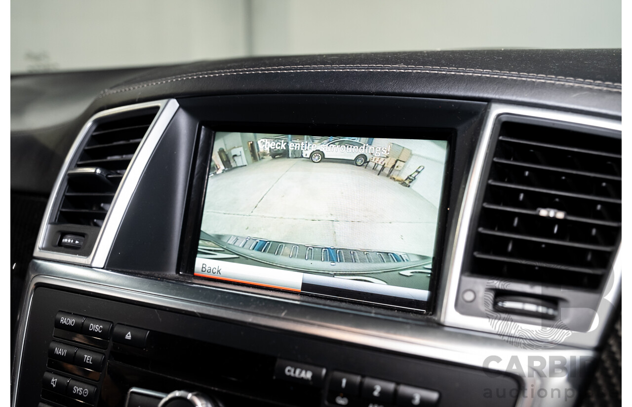 2/2013 Mercedes Benz ML63 AMG (4x4) W166 4d Wagon Palladium Silver Metallic Twin Turbo V8 5.5L