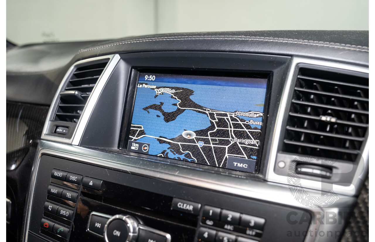 2/2013 Mercedes Benz ML63 AMG (4x4) W166 4d Wagon Palladium Silver Metallic Twin Turbo V8 5.5L