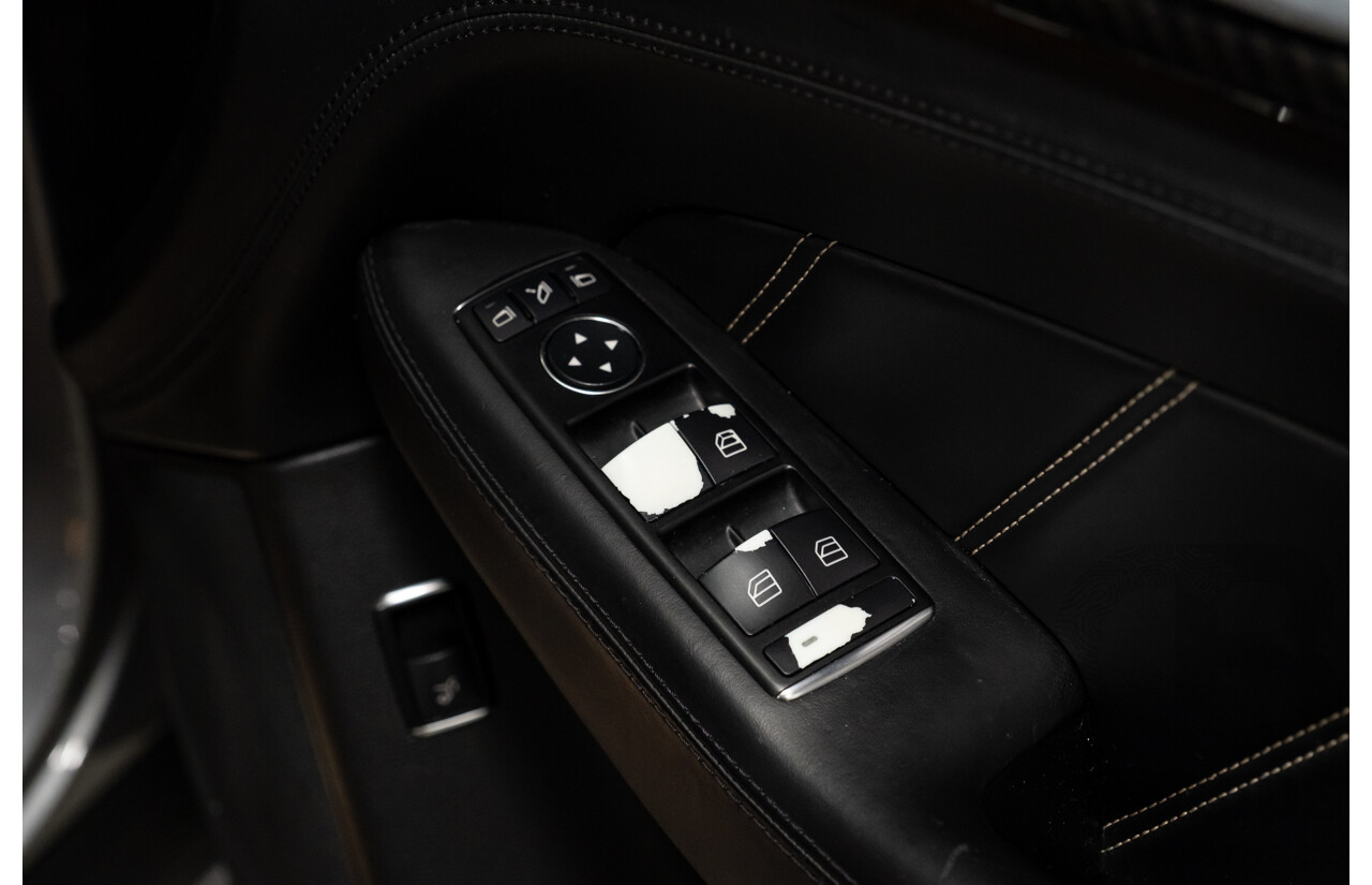 2/2013 Mercedes Benz ML63 AMG (4x4) W166 4d Wagon Palladium Silver Metallic Twin Turbo V8 5.5L