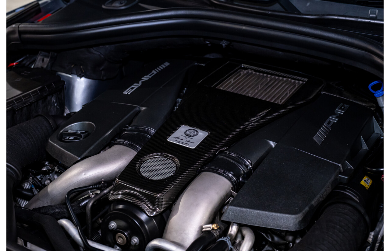 2/2013 Mercedes Benz ML63 AMG (4x4) W166 4d Wagon Palladium Silver Metallic Twin Turbo V8 5.5L