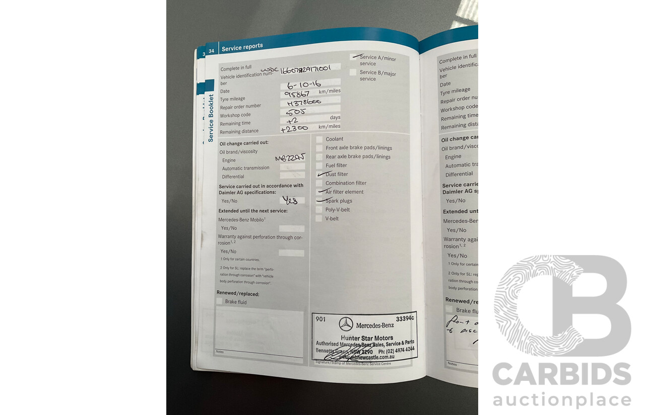 2/2013 Mercedes Benz ML63 AMG (4x4) W166 4d Wagon Palladium Silver Metallic Twin Turbo V8 5.5L