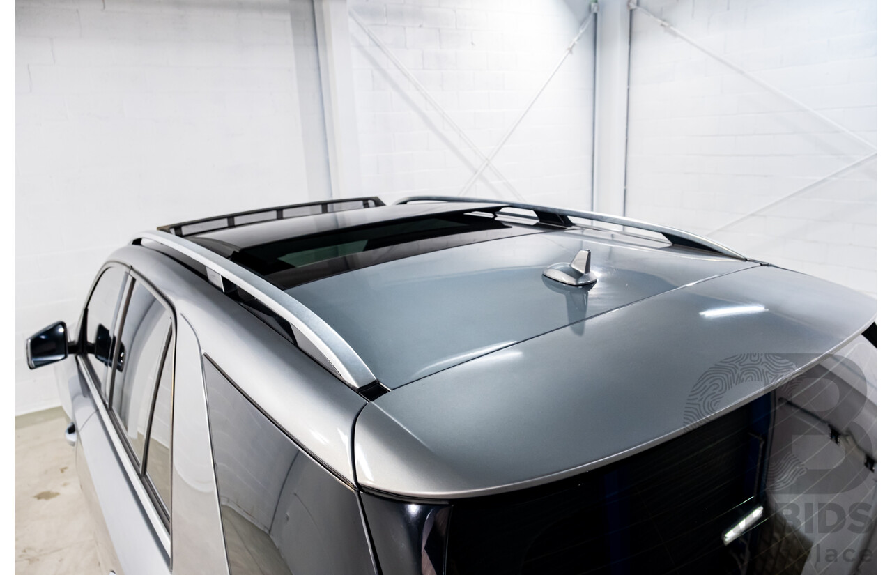 2/2013 Mercedes Benz ML63 AMG (4x4) W166 4d Wagon Palladium Silver Metallic Twin Turbo V8 5.5L