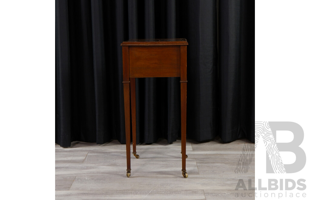 Elevated Mahogany Sewing Box
