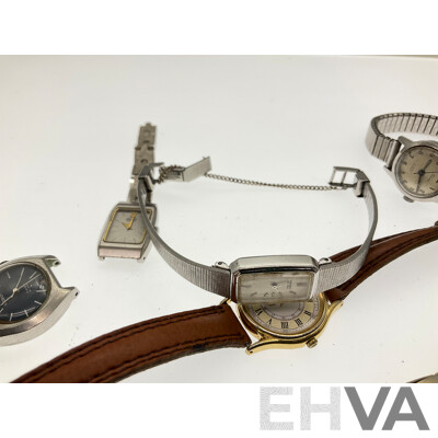 Collection of Women's Vintage Watches, Some for Repair Including Seiko, Citizen and Felicia