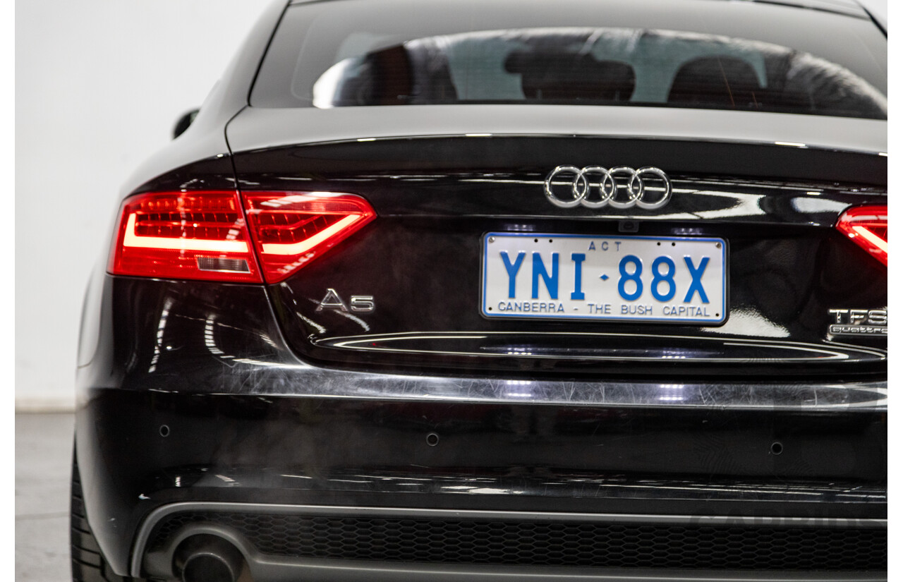 10/2015 Audi A5 Sportback 2.0 TFSI Quattro (AWD) 8T MY16 5d Hatchback Mythos Black Metallic Turbo 2.0L
