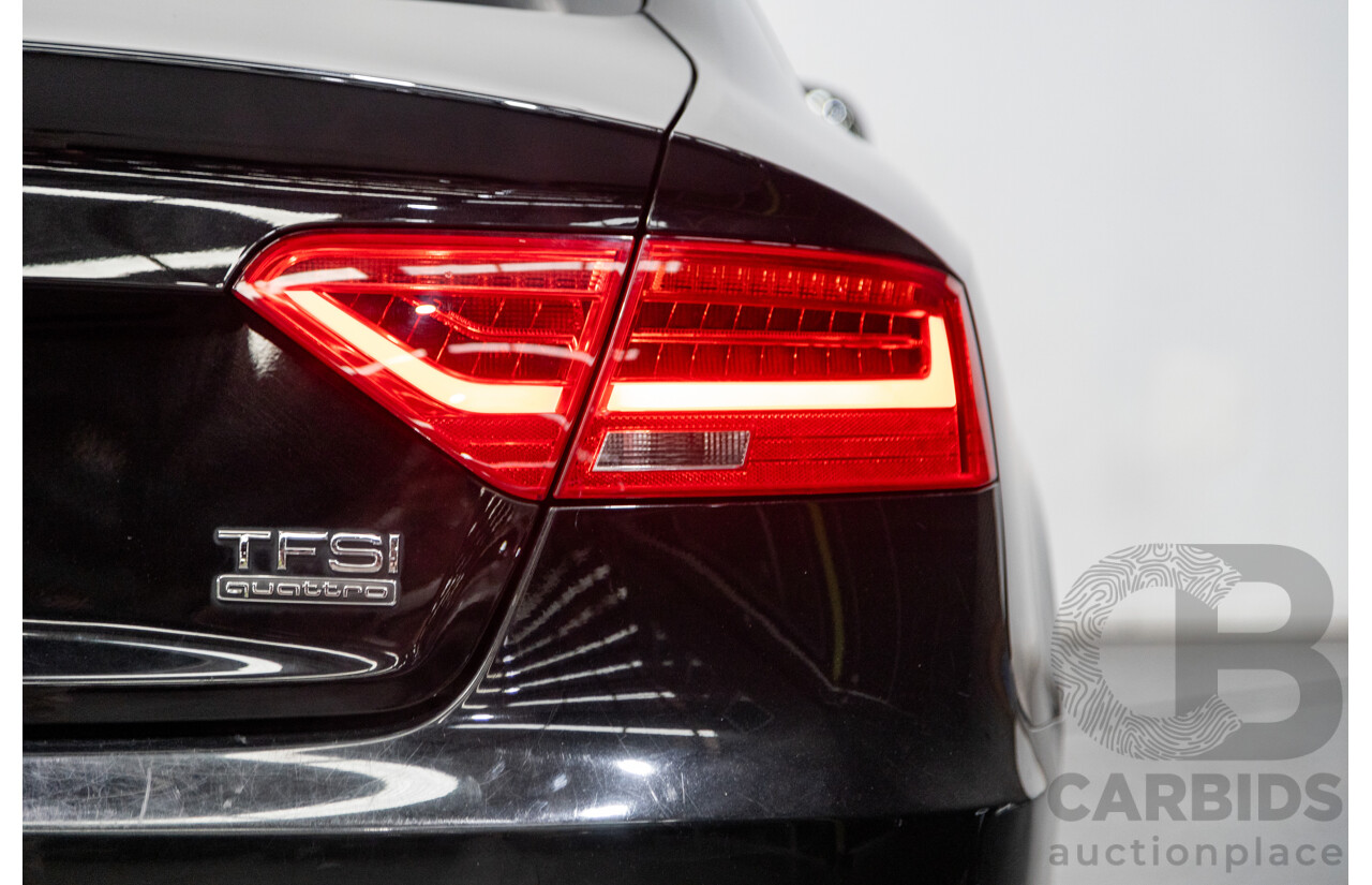 10/2015 Audi A5 Sportback 2.0 TFSI Quattro (AWD) 8T MY16 5d Hatchback Mythos Black Metallic Turbo 2.0L