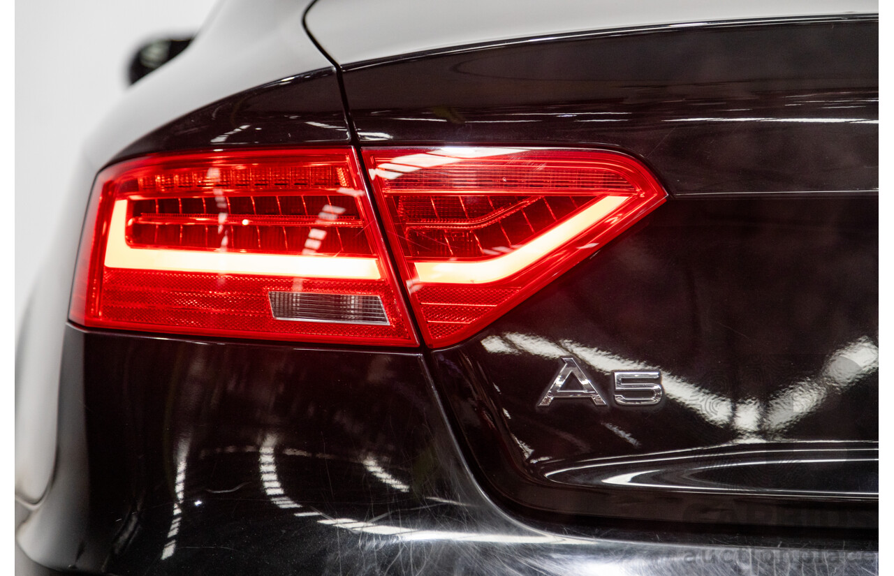 10/2015 Audi A5 Sportback 2.0 TFSI Quattro (AWD) 8T MY16 5d Hatchback Mythos Black Metallic Turbo 2.0L