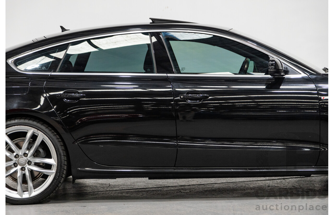 10/2015 Audi A5 Sportback 2.0 TFSI Quattro (AWD) 8T MY16 5d Hatchback Mythos Black Metallic Turbo 2.0L
