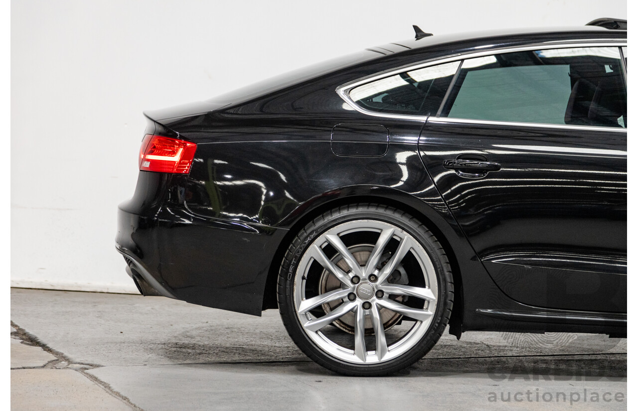 10/2015 Audi A5 Sportback 2.0 TFSI Quattro (AWD) 8T MY16 5d Hatchback Mythos Black Metallic Turbo 2.0L