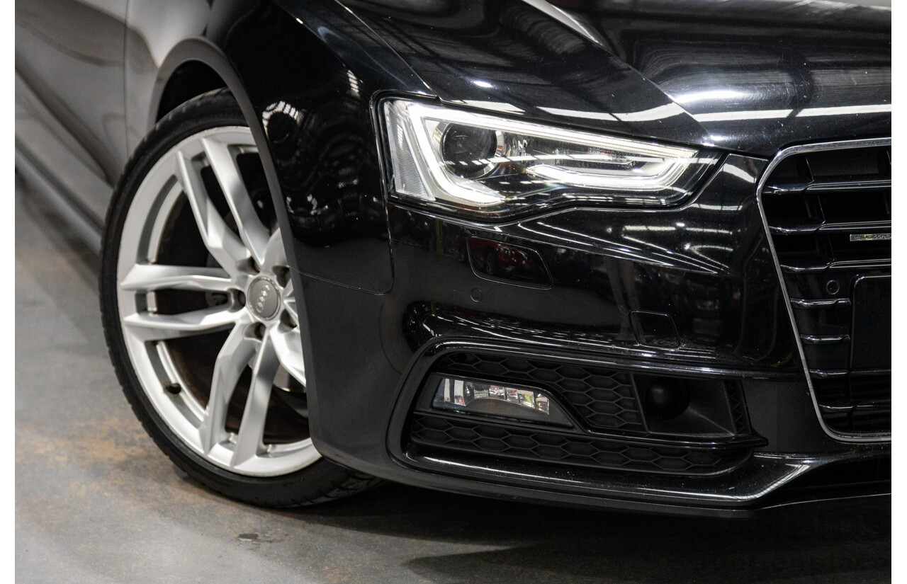 10/2015 Audi A5 Sportback 2.0 TFSI Quattro (AWD) 8T MY16 5d Hatchback Mythos Black Metallic Turbo 2.0L