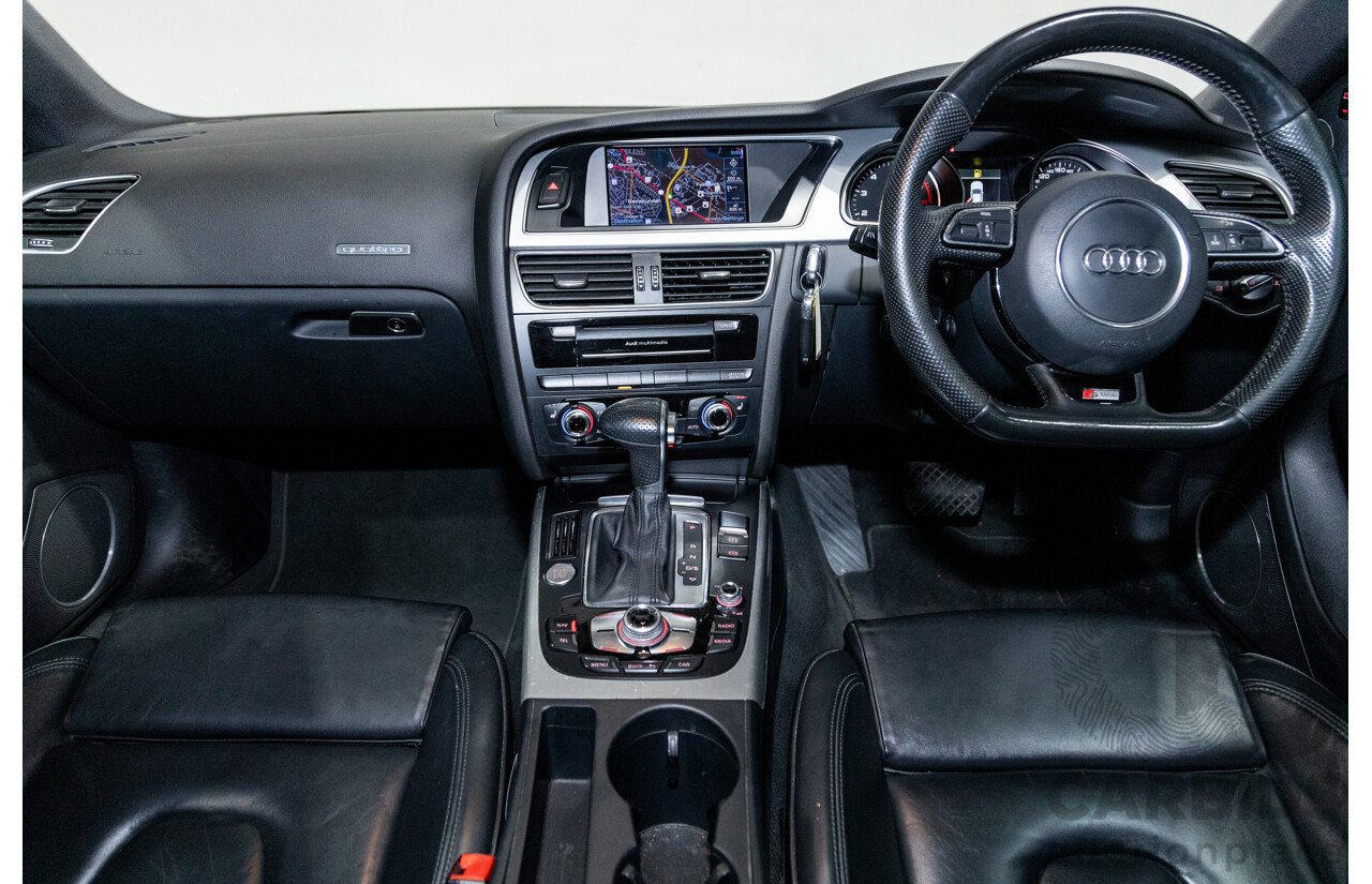 10/2015 Audi A5 Sportback 2.0 TFSI Quattro (AWD) 8T MY16 5d Hatchback Mythos Black Metallic Turbo 2.0L