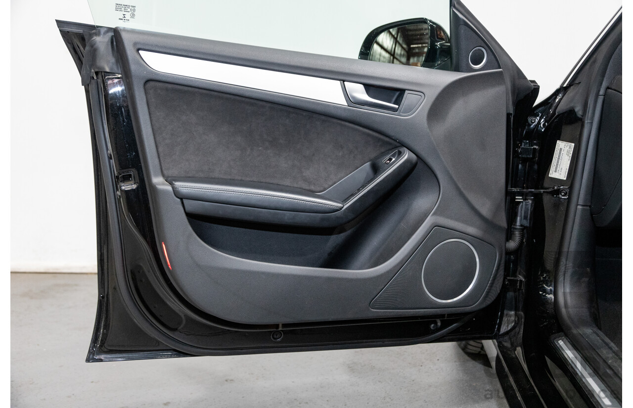 10/2015 Audi A5 Sportback 2.0 TFSI Quattro (AWD) 8T MY16 5d Hatchback Mythos Black Metallic Turbo 2.0L