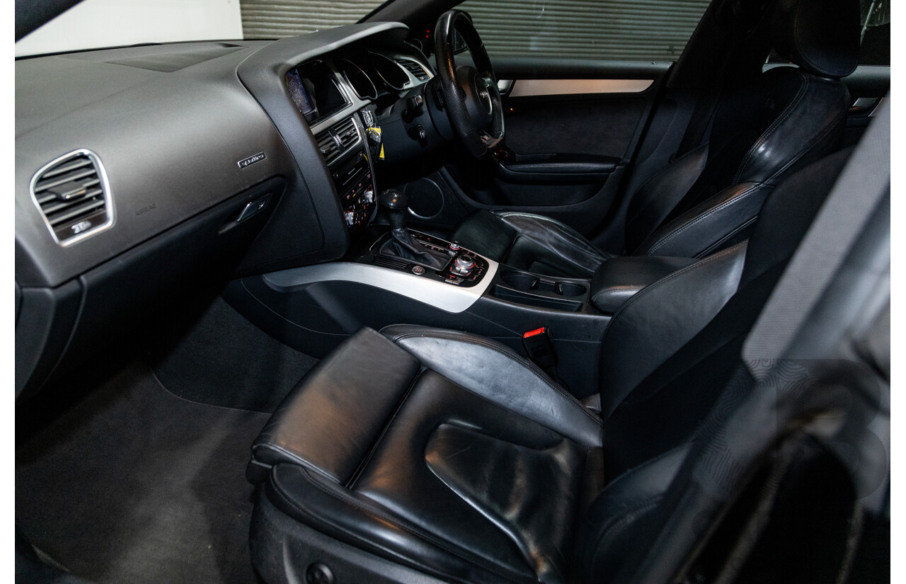 10/2015 Audi A5 Sportback 2.0 TFSI Quattro (AWD) 8T MY16 5d Hatchback Mythos Black Metallic Turbo 2.0L