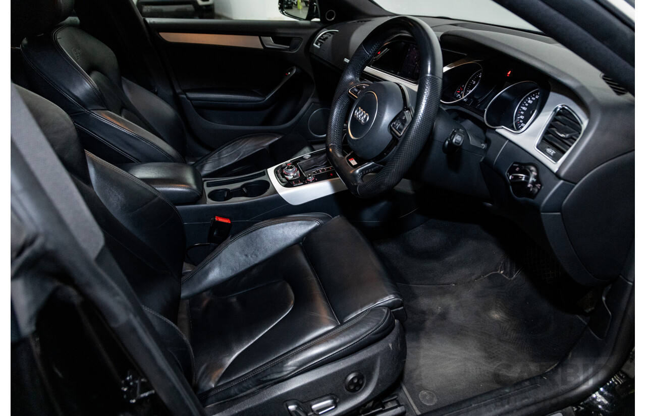 10/2015 Audi A5 Sportback 2.0 TFSI Quattro (AWD) 8T MY16 5d Hatchback Mythos Black Metallic Turbo 2.0L