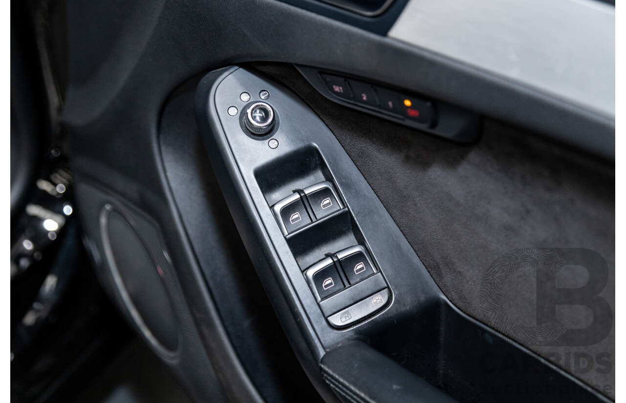 10/2015 Audi A5 Sportback 2.0 TFSI Quattro (AWD) 8T MY16 5d Hatchback Mythos Black Metallic Turbo 2.0L