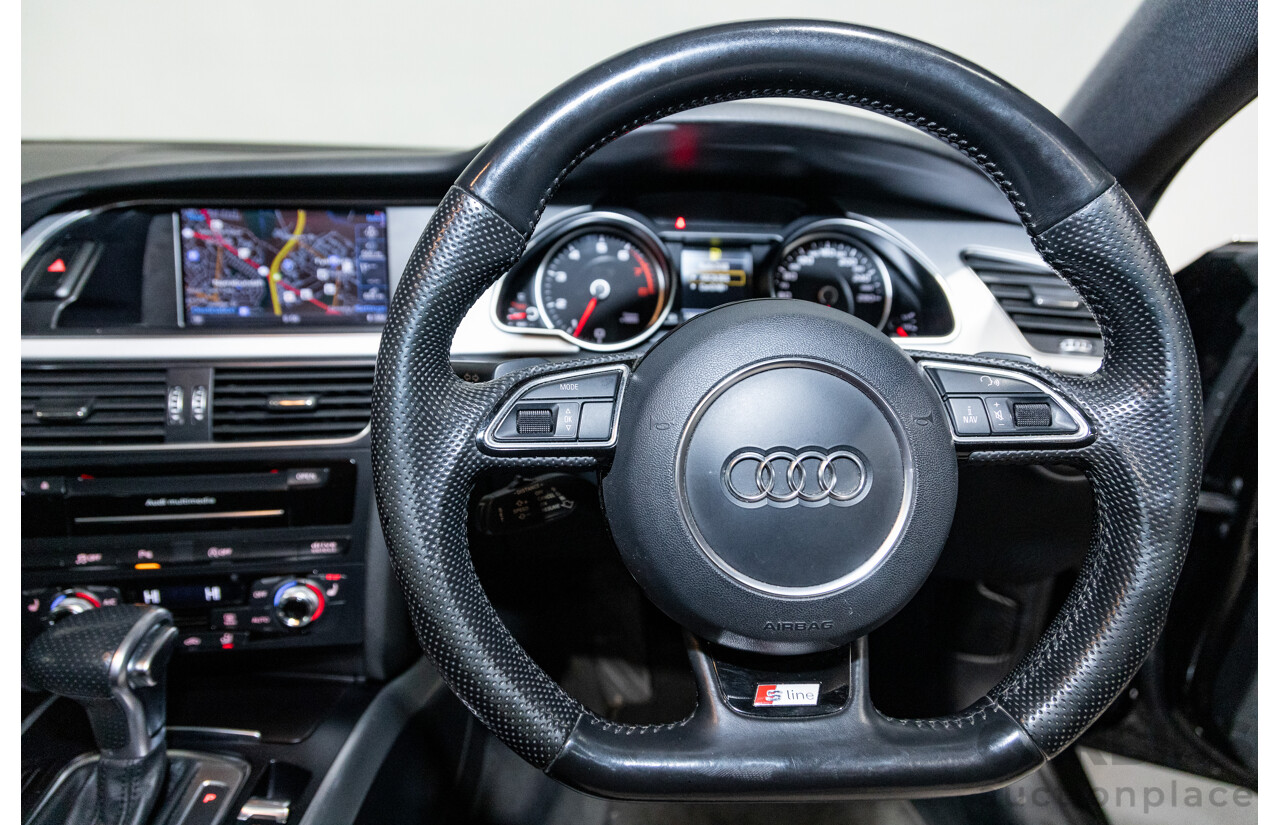 10/2015 Audi A5 Sportback 2.0 TFSI Quattro (AWD) 8T MY16 5d Hatchback Mythos Black Metallic Turbo 2.0L