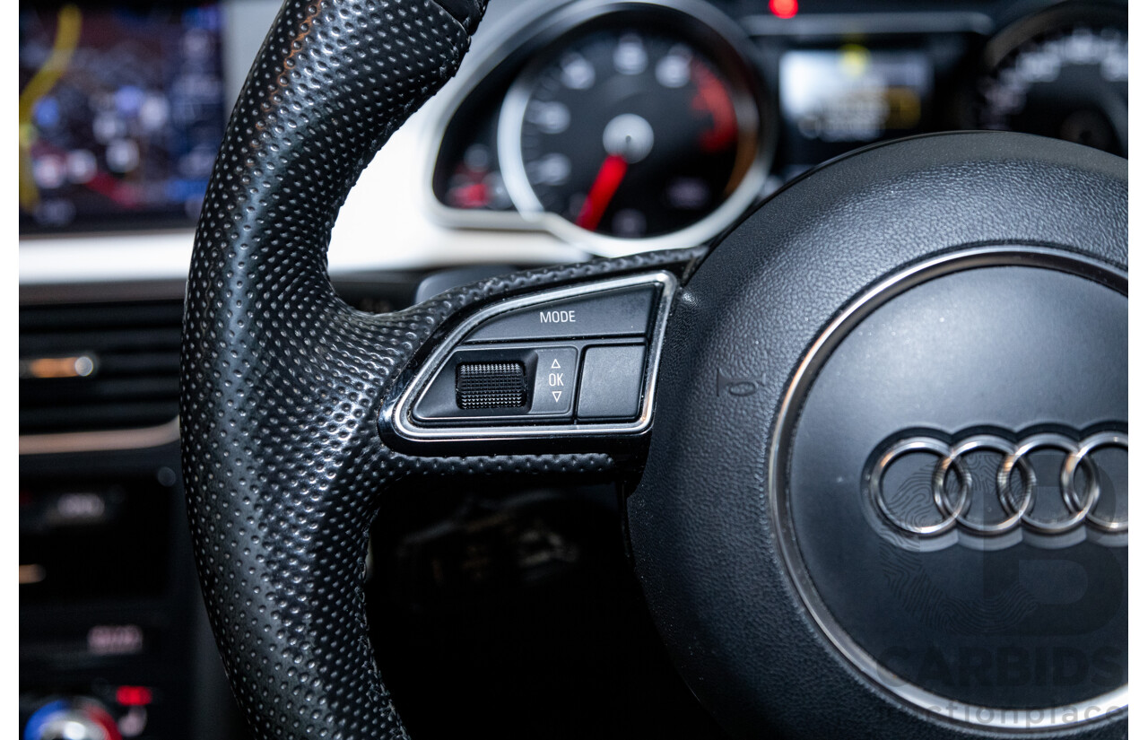 10/2015 Audi A5 Sportback 2.0 TFSI Quattro (AWD) 8T MY16 5d Hatchback Mythos Black Metallic Turbo 2.0L