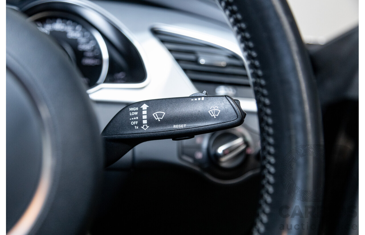 10/2015 Audi A5 Sportback 2.0 TFSI Quattro (AWD) 8T MY16 5d Hatchback Mythos Black Metallic Turbo 2.0L