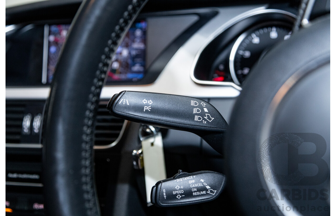 10/2015 Audi A5 Sportback 2.0 TFSI Quattro (AWD) 8T MY16 5d Hatchback Mythos Black Metallic Turbo 2.0L