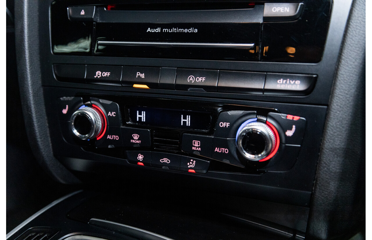 10/2015 Audi A5 Sportback 2.0 TFSI Quattro (AWD) 8T MY16 5d Hatchback Mythos Black Metallic Turbo 2.0L