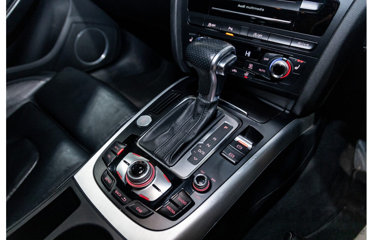 10/2015 Audi A5 Sportback 2.0 TFSI Quattro (AWD) 8T MY16 5d Hatchback Mythos Black Metallic Turbo 2.0L