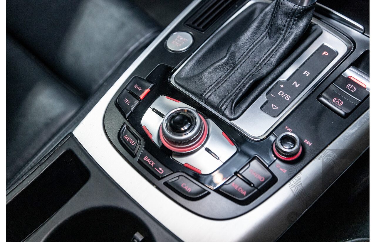 10/2015 Audi A5 Sportback 2.0 TFSI Quattro (AWD) 8T MY16 5d Hatchback Mythos Black Metallic Turbo 2.0L