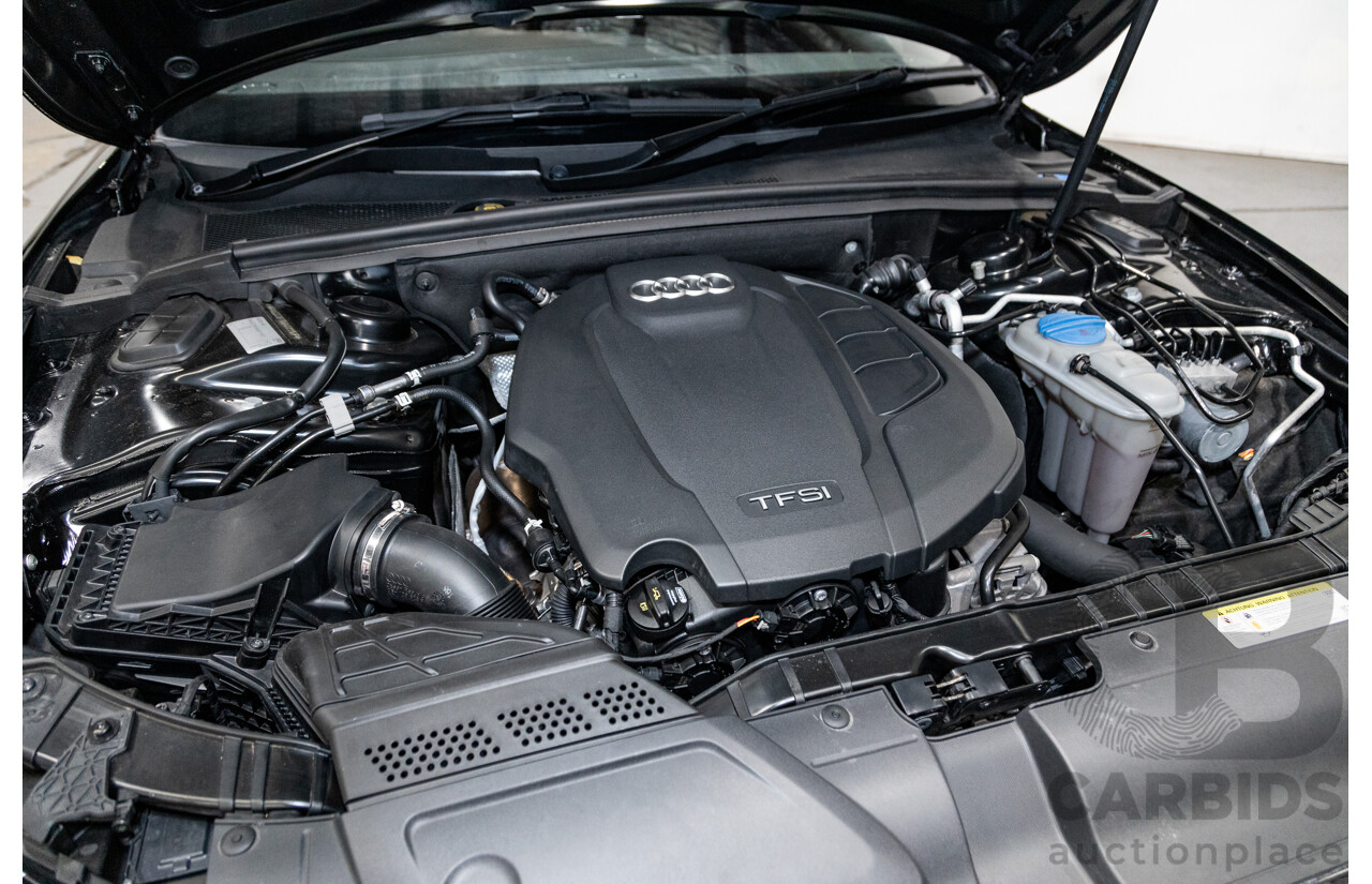 10/2015 Audi A5 Sportback 2.0 TFSI Quattro (AWD) 8T MY16 5d Hatchback Mythos Black Metallic Turbo 2.0L