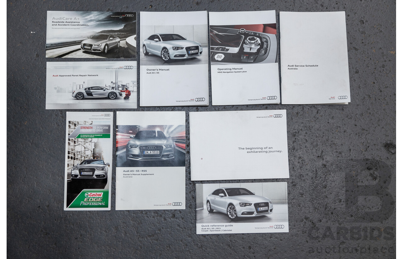 10/2015 Audi A5 Sportback 2.0 TFSI Quattro (AWD) 8T MY16 5d Hatchback Mythos Black Metallic Turbo 2.0L