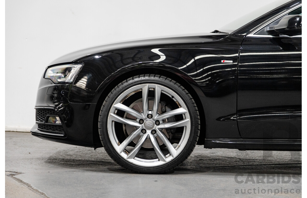 10/2015 Audi A5 Sportback 2.0 TFSI Quattro (AWD) 8T MY16 5d Hatchback Mythos Black Metallic Turbo 2.0L