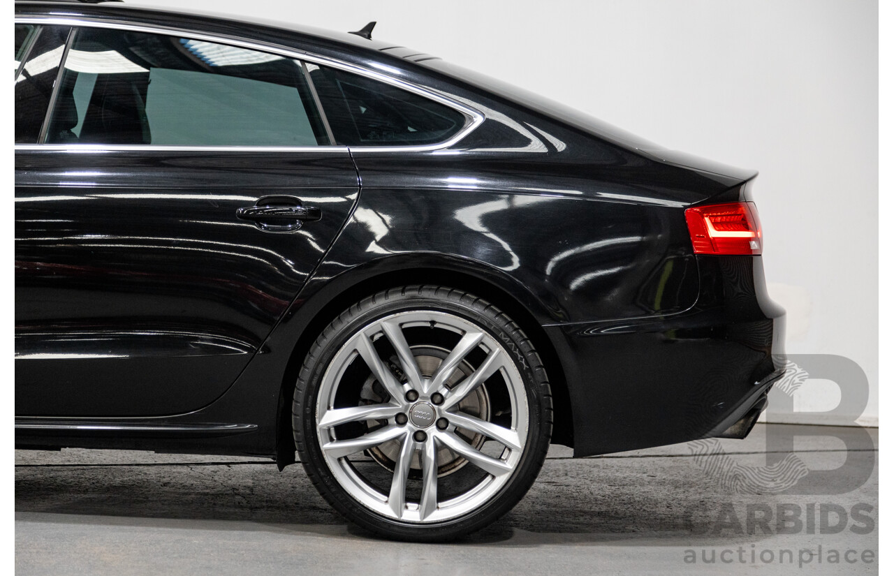 10/2015 Audi A5 Sportback 2.0 TFSI Quattro (AWD) 8T MY16 5d Hatchback Mythos Black Metallic Turbo 2.0L