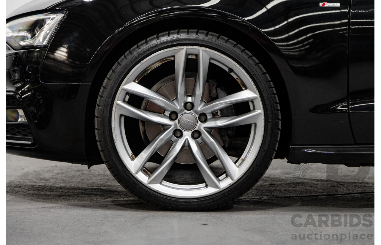 10/2015 Audi A5 Sportback 2.0 TFSI Quattro (AWD) 8T MY16 5d Hatchback Mythos Black Metallic Turbo 2.0L