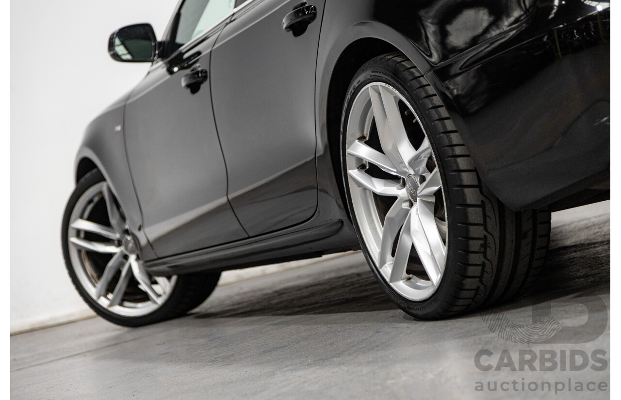 10/2015 Audi A5 Sportback 2.0 TFSI Quattro (AWD) 8T MY16 5d Hatchback Mythos Black Metallic Turbo 2.0L