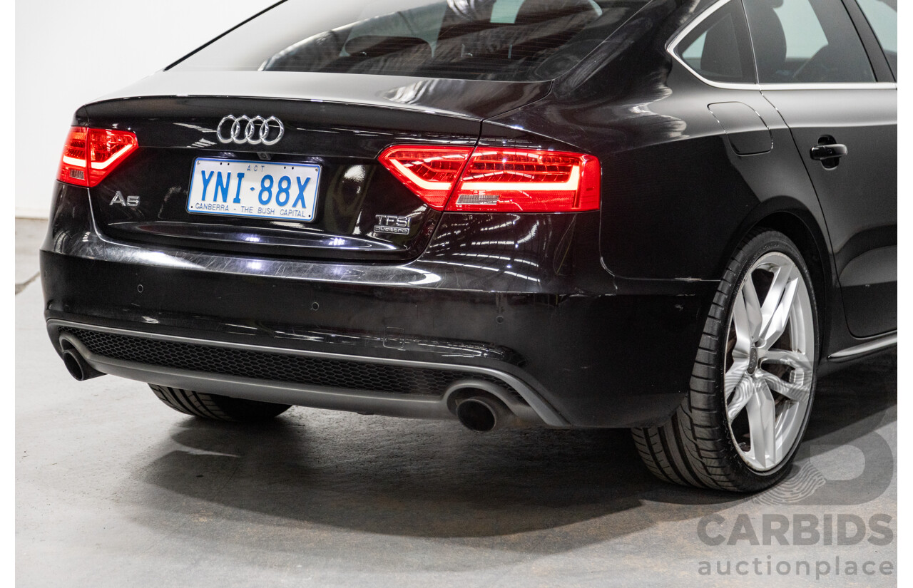 10/2015 Audi A5 Sportback 2.0 TFSI Quattro (AWD) 8T MY16 5d Hatchback Mythos Black Metallic Turbo 2.0L