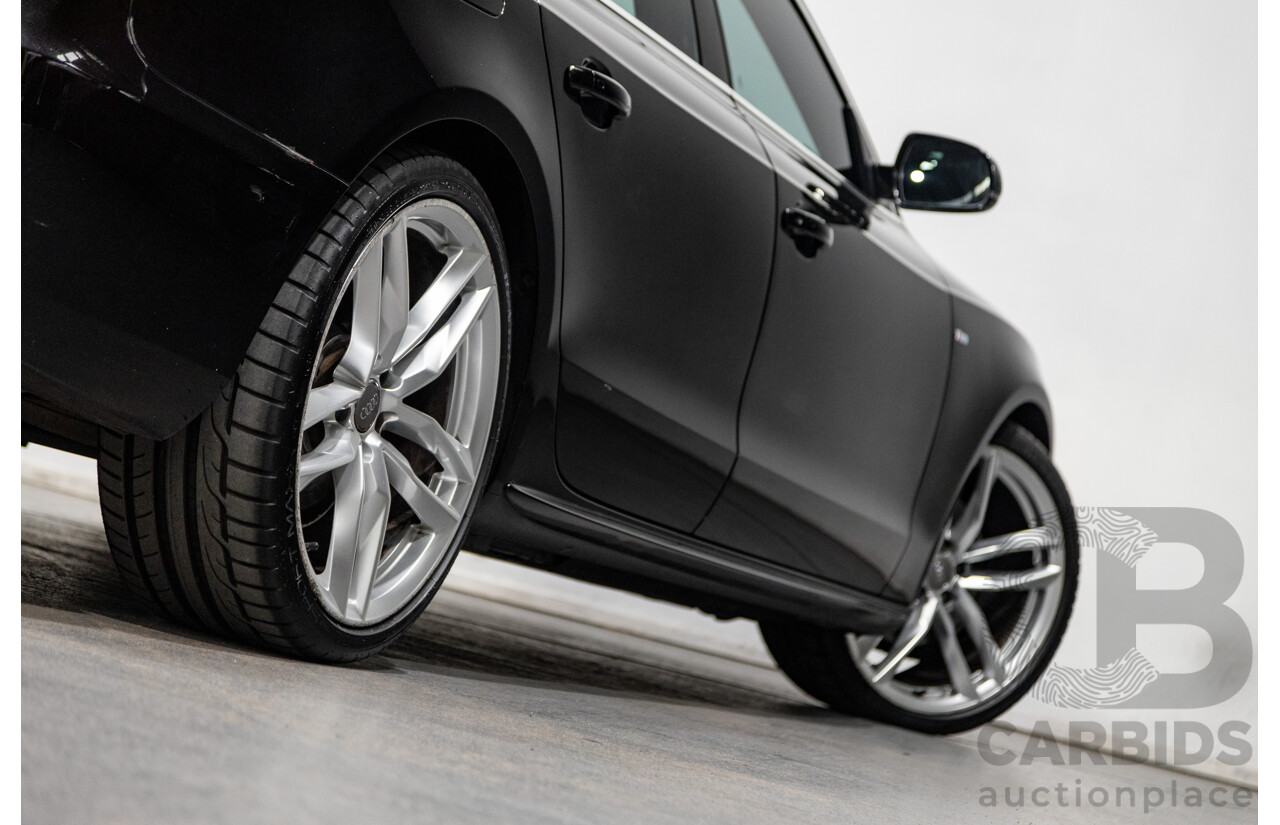 10/2015 Audi A5 Sportback 2.0 TFSI Quattro (AWD) 8T MY16 5d Hatchback Mythos Black Metallic Turbo 2.0L