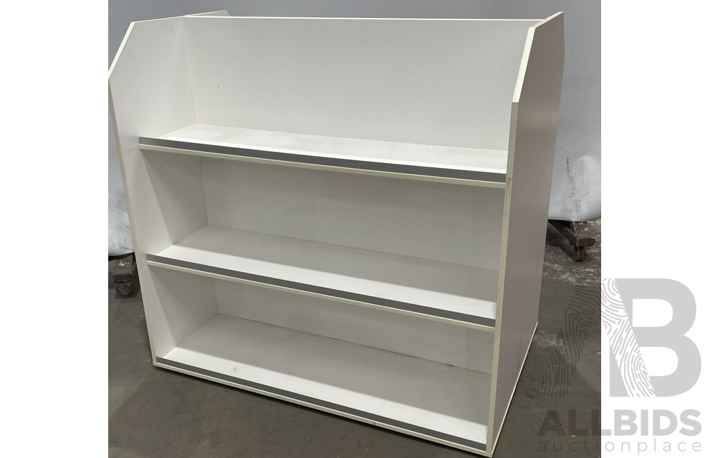 Double Sided Shop Display Cabinet