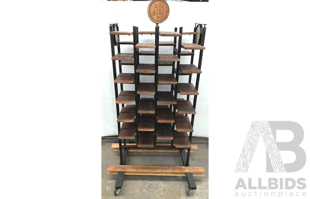 Mobile Rustic Store Display