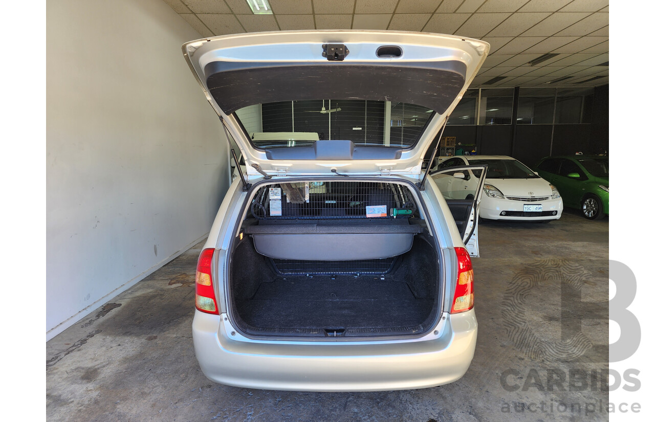 11/2004 Toyota Corolla ASCENT FWD ZZE122R 4D Wagon Silver 1.8L