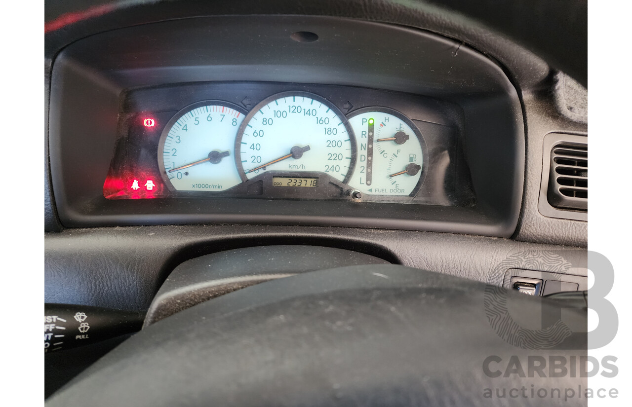 11/2004 Toyota Corolla ASCENT FWD ZZE122R 4D Wagon Silver 1.8L