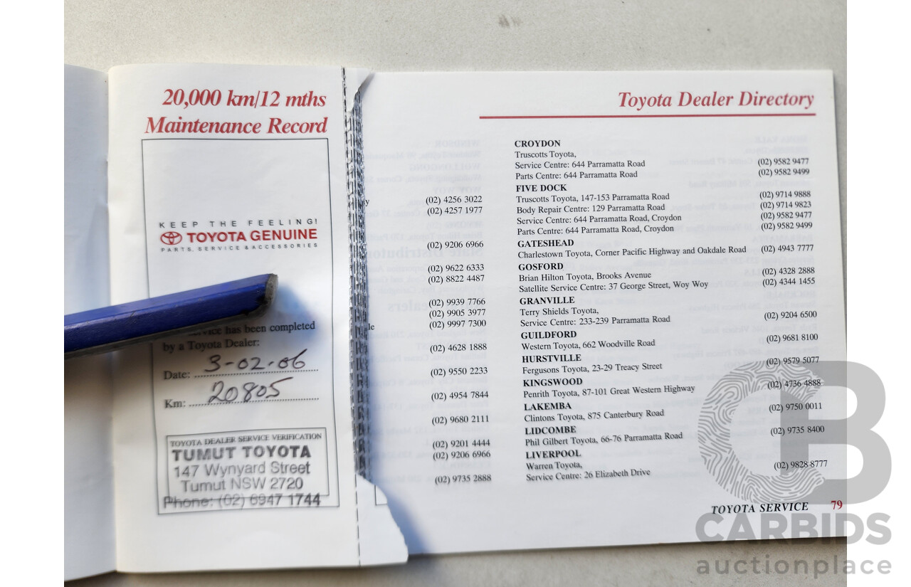 11/2004 Toyota Corolla ASCENT FWD ZZE122R 4D Wagon Silver 1.8L