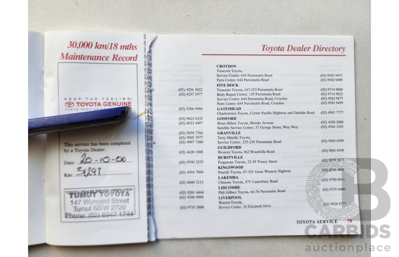 11/2004 Toyota Corolla ASCENT FWD ZZE122R 4D Wagon Silver 1.8L