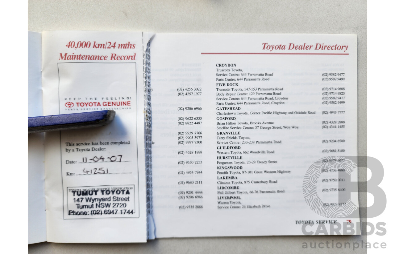 11/2004 Toyota Corolla ASCENT FWD ZZE122R 4D Wagon Silver 1.8L